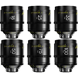 DZOFilm Kit 6 Lentes Arles FF/VV Prime Cine (ARRI PL) Pré-venda