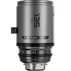 DZOFilm Lente PAVO 135mm T2.5 2x Anamorphic Prime (Neutral Flares, PL/EF Mount, Feet) Pré-venda