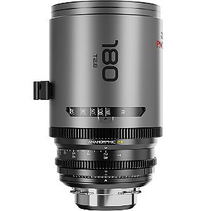 DZOFilm Lente PAVO 180mm T2.8 2x Anamorphic Prime (Neutral Flares, PL/EF Mount, Feet) Pré-venda