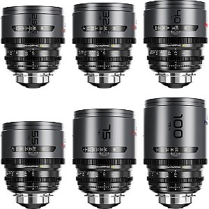 DZOFilm PAVO 2x Anamorphic 6-Lens Set (Neutral Coating, PL/EF Mount, Feet) Pré-venda