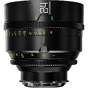 DZOFilm Lente 24mm T2.8 Gnosis Macro Prime (LPL with PL & EF Mounts, Feet) Pré-venda