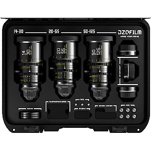 DZOFilm Kit 3 Lentes Pictor T2.8 Super35 Zoom Bundle (PL & EF Mount, Black) Pré-venda