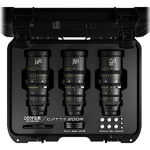 DZOFilm Catta Zoom FF 18-35/35-80/70-135mm T2.9 - Kit 3 Lentes Cine (Sony E, pretas) (PRÉ-VENDA)