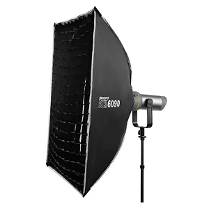 Softbox 60 X 90 cm Bowens Triopo com Montagem Rápida + Grid