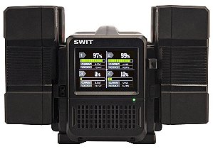 Carregador PC-P461S SWIT - V-mount rápido de 4x100W