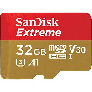 Cartão de memória micro SDHC UHS-I Extreme de 32 GB