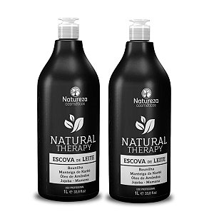 2 Escovas Progressiva De Leite Natureza Natural Therapy