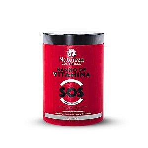 Máscara Capilar SOS Banho de Vitaminas 1Kg Natureza Cosméticos