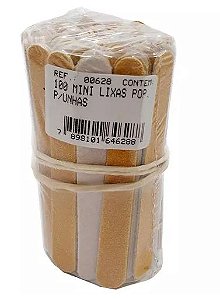 Lixas De Unha Para Manicure Higipratic Mini 08cm Pct 100 Un