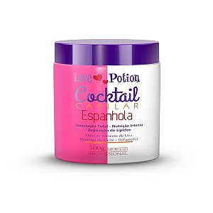 Máscara Nutrição Capilar 500g COCKTAIL ESPANHOLA Love Potion