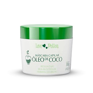 Máscara Hidratante Capilar Óleo De Coco 300g Love Potion