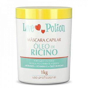 Máscara Crescimento Capilar Óleo De Rícino 1 Kg Love Potion