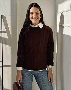 Blusa Tricot Maia Marrom