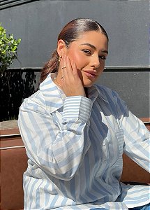 Camisa Listra Mel Azul