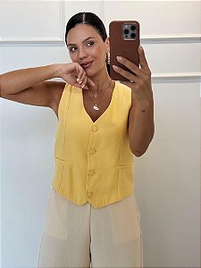 Colete Agatha Amarelo