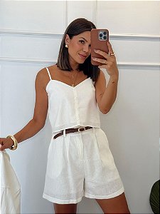 Blusa Cropped Alicia Off