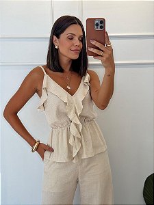 Blusa Heloisa Areia