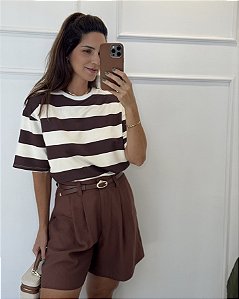 Short Barbara Marrom