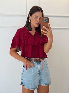 Blusa Elisa Vinho
