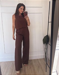 Conjunto Georgia Marrom