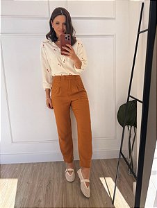 Calça Roberta Camel