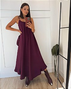 Vestido Rafa Vinho