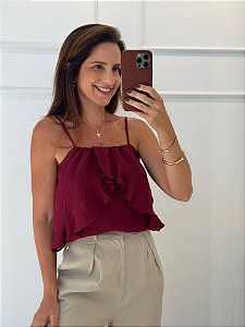 Blusa Layla Vinho