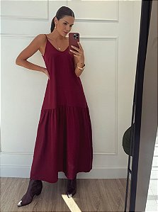 Vestido Antonella Vinho