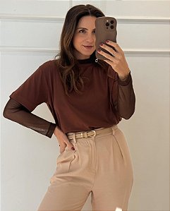Blusa Lis Marrom