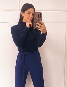 Blusa Trico Fernanda Azul