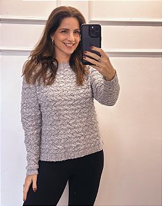 Blusa Trico Lola Cinza
