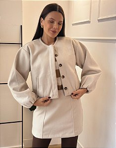 Casaco Nina Off White