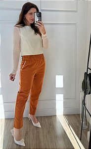 Calça Mariana  Camel