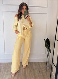 Calça Georgia Amarela