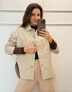 Jaqueta Clara Caqui
