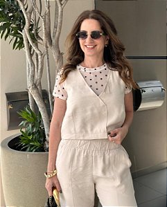 Blusa Stella Areia