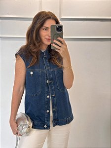 Colete Jeans Cleo