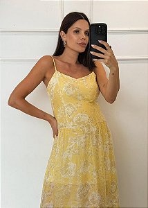 Vestido Isabela Amarelo