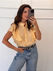 Blusa Bia Amarelo