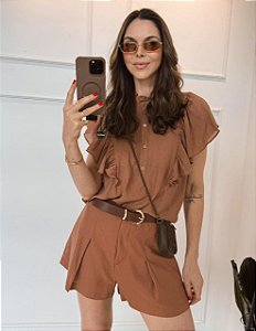 Short Barbara Marrom