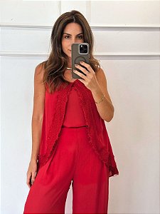 Conjunto Silvia Vermelho