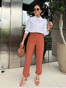 Calça Mari Marrom