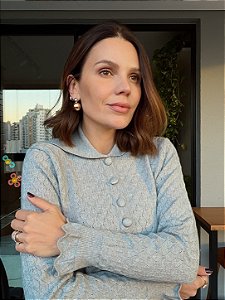 Blusa Agatha Tricô Cinza