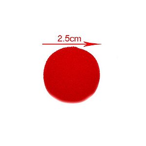 Bolinhas de Espuma Vermelha MINI (4 unidades)