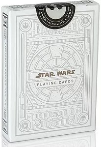 Baralho Premium Star Wars Silver Light Side Branco - Theory11