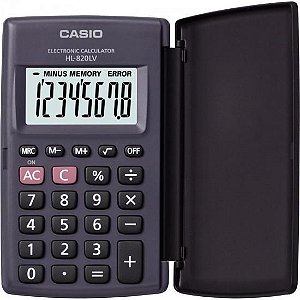 Calculadora de Bolso 8 Dígitos HL820LV Preta CASIO