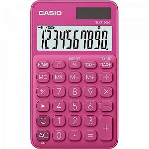 Calculadora de Bolso 10 Dígitos SL-310UC-RD Rosa CASIO