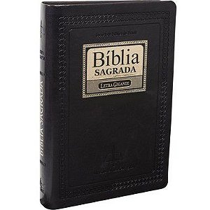 Bíblia Sagrada ICM - Letra GIGANTE Revista e Corrigida - Capa Marrom