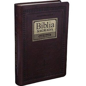 Bíblia Sagrada ICM - Letra GIGANTE - Revista e Corrigida - Marrom