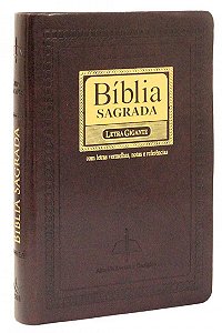 Bíblia Sagrada ICM - Letra GIGANTE - Revista e Corrigida - Marrom
